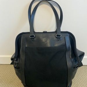 Betabrand Big Travel Convertible Tote (Black)